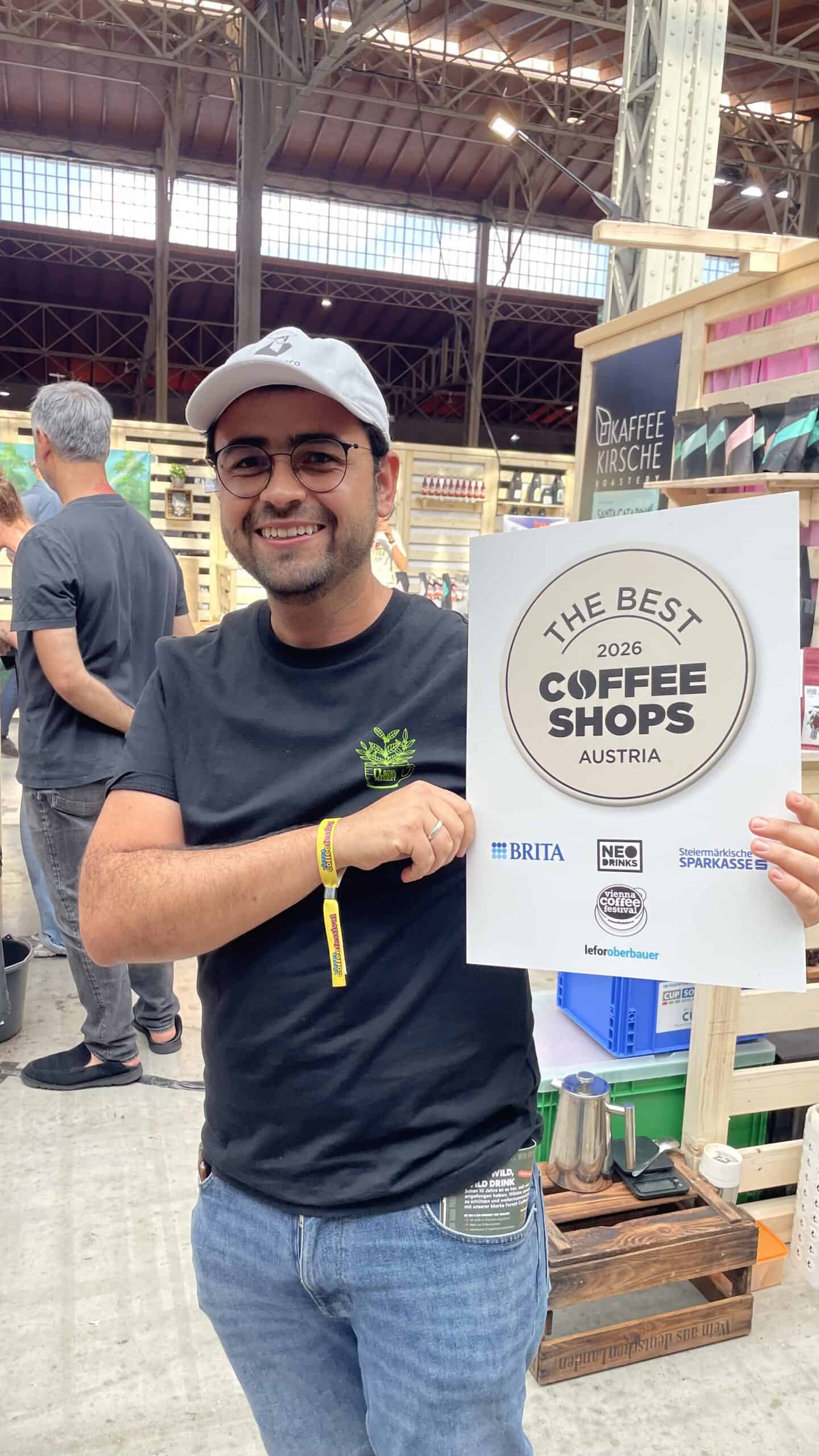 Don Joaco mit der Auszeichnung The Best Coffee Shops Austria 2026